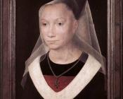 汉斯 梅姆林 : Portrait of a Young Woman